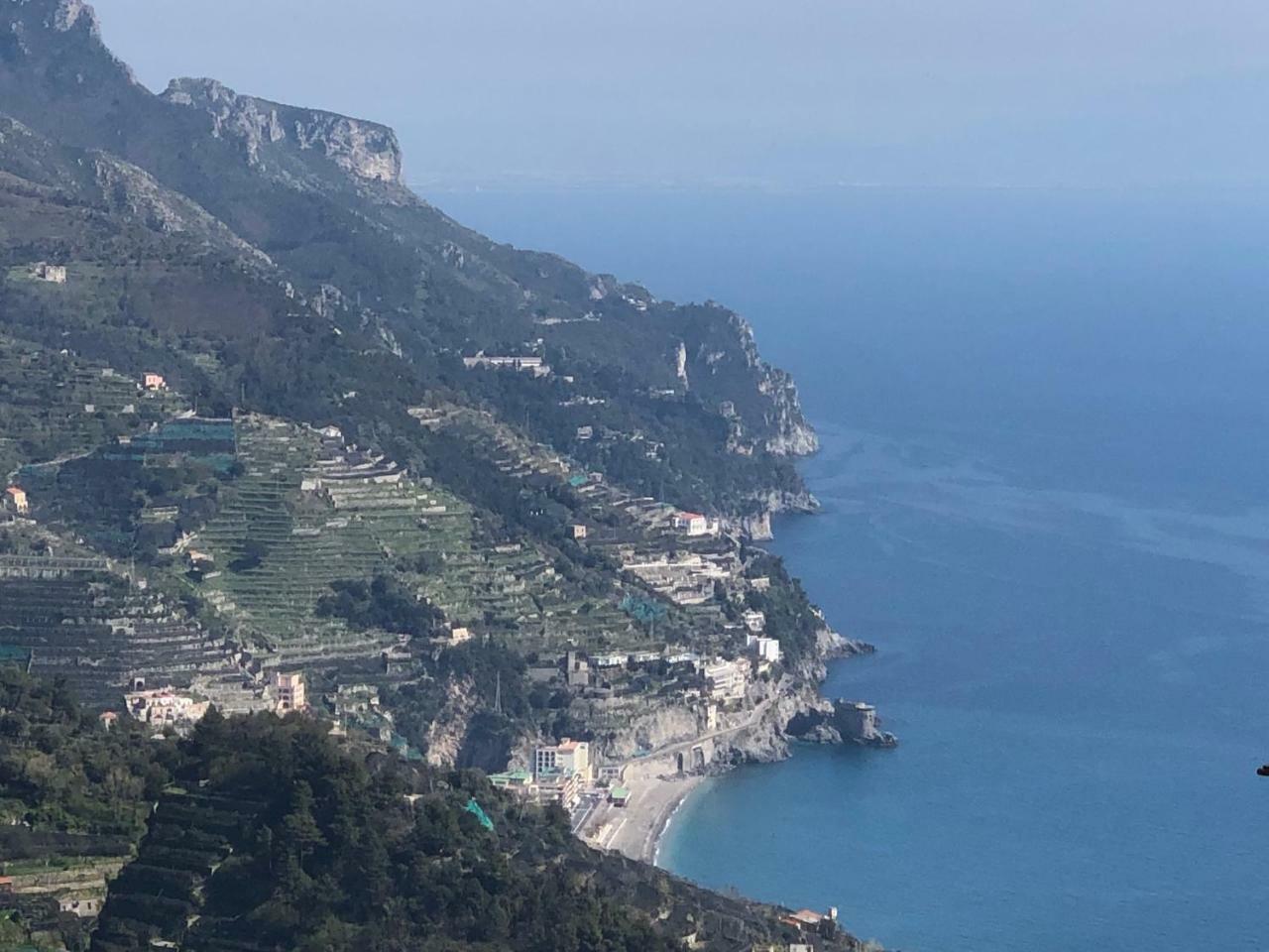 Chez Rosa - Cozy Sea View Openspace - 10Mins From Belmond Caruso Ravello Ngoại thất bức ảnh